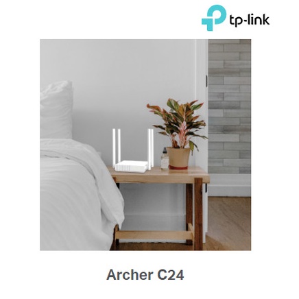 TP-Link Archer C24 AC750 Dual-Band Wi-Fi Router TP-Link