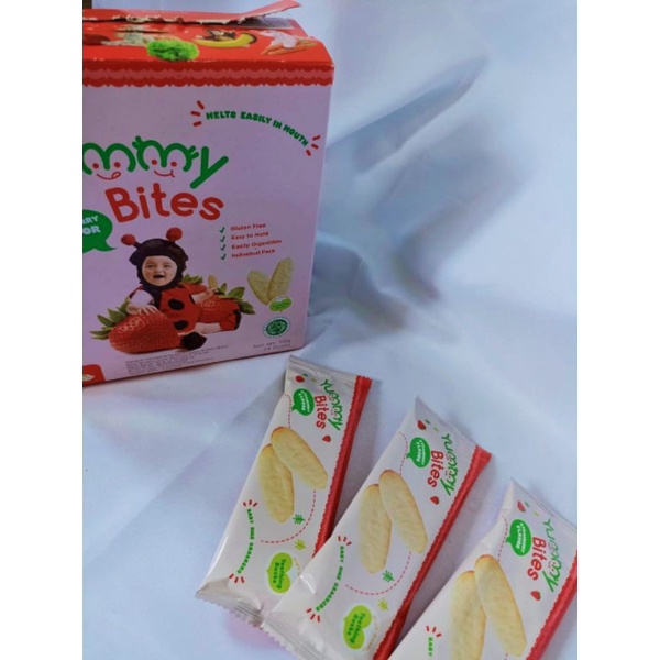 Yummy Bites Snack MPASI Bayi / Crackers Latihan Mengunyah Bayi