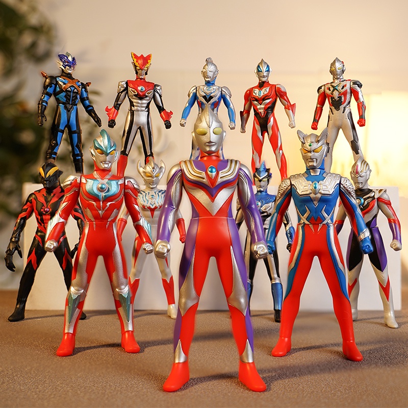 ✨Mini Mainan Figure Ultraman Geed Magnificent/Tiga/Zero Beyond /Taro/Mainan/Hadiah Anak Laki-Laki