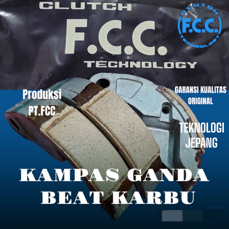 Kampas Kopling Ganda Beat 110 Karbu, Kampas Ganda Otomatis Beat 110 Fcc Original
