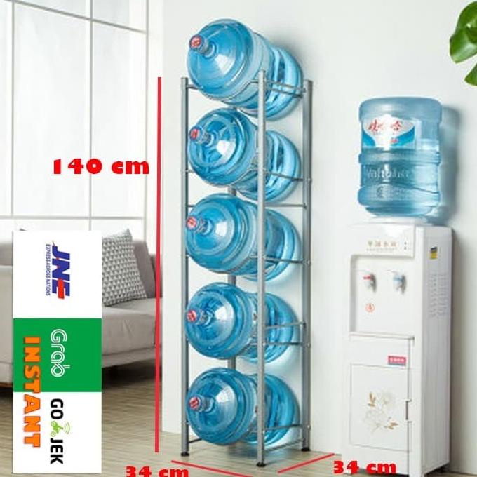 Rak Besi Galon Aqua 5 Susun