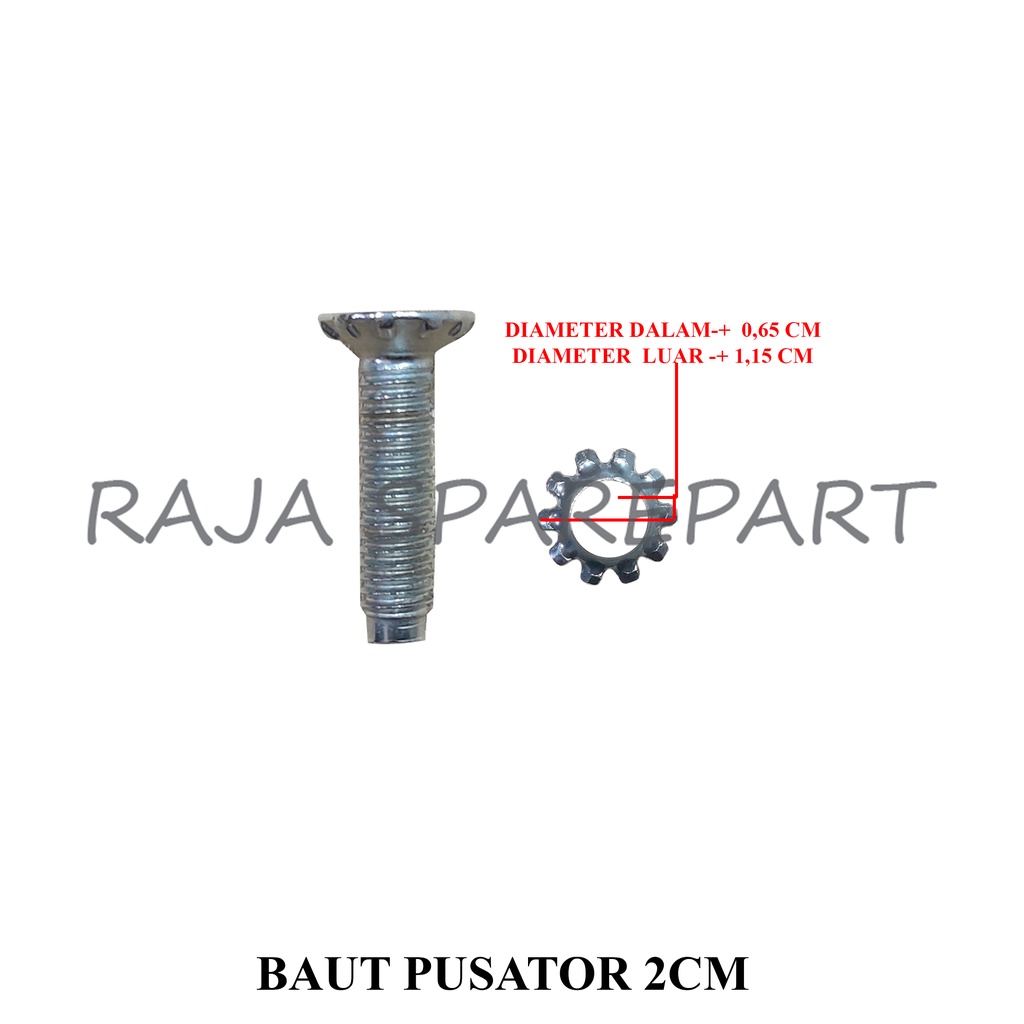 Baut Pulsator Mesin Cuci