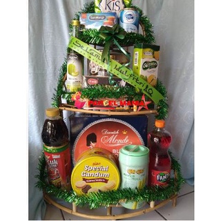 

PARCEL Parsel Hantaran Bingkisan Kado Hampers LEBARAN Idul Fitri Hari Raya Jumbo HANDMADE cantik Tingkat 3 ekslusif Monde elegan murah lengkap keren komplit Parcel Mania