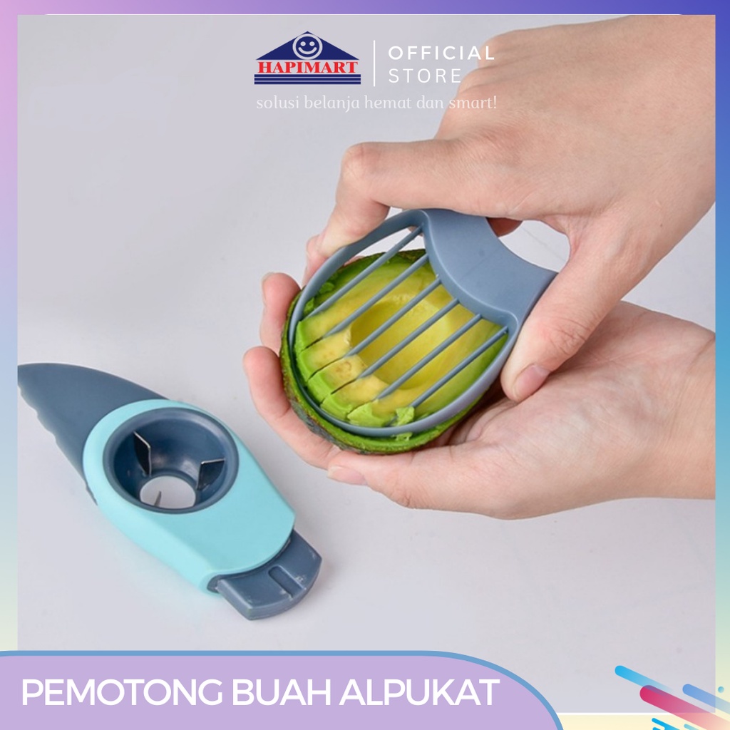 Alat Pemotong Buah Alpukat/Pengupas Alpukat 3 In 1 Multifungsi