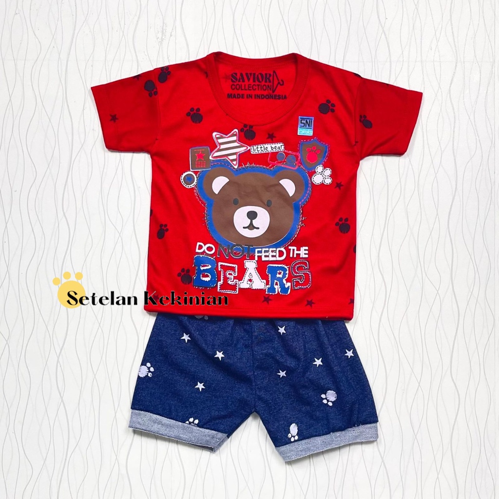 [SK] Setelan Anak Laki Laki 3bln-12bln Set Baby Boy Murah Kekinian Trendy Bayi Cowok Baby Boy Kasual