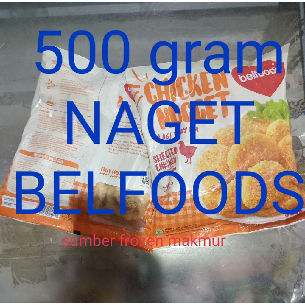 

NUGGET 500gr BELFOODS sumber frozen makmur