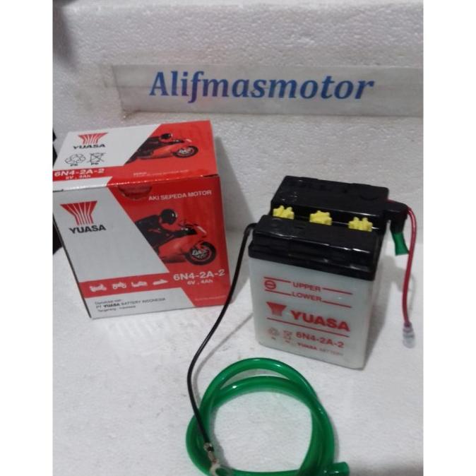 Aki Honda Win Fr80 75 Rxs 6N4.2A.2 Aki Basah Motor Win Yuasa [Populer] Debezzz