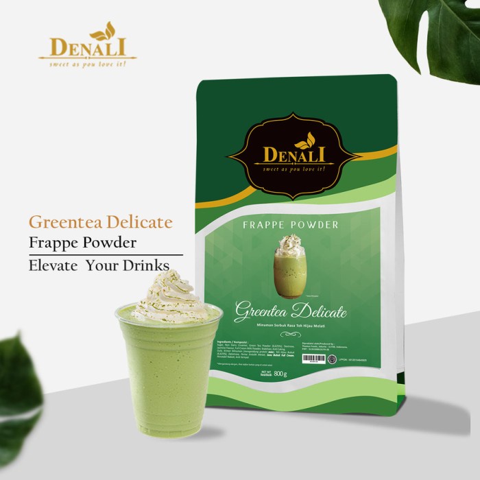 

[Powder Drink]-Aneka Rasa Denali greentea delicate powder 800 gram