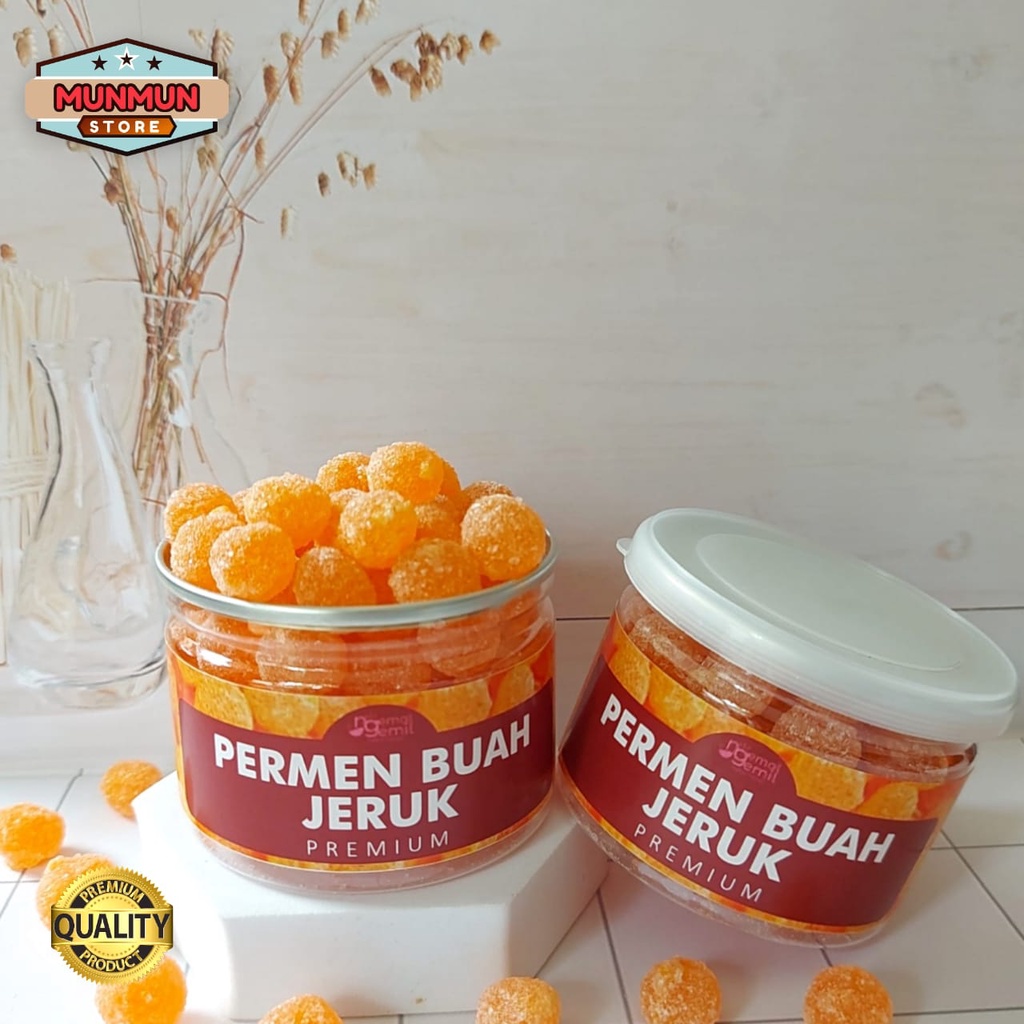 

Pet Can Permen Buah Jeruk Orange Candy Kualitas Premium