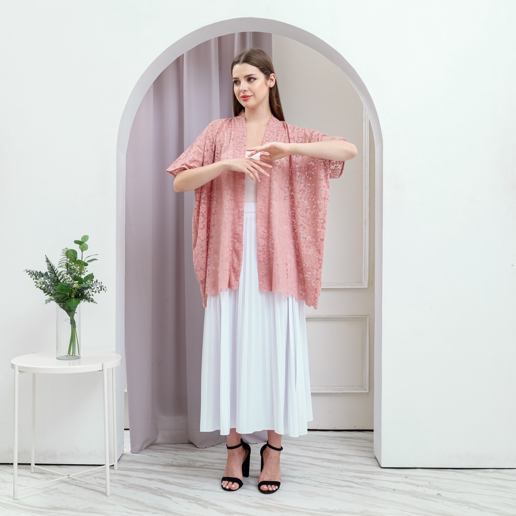 ANARA Raya Outer Brukat | Lace Outer