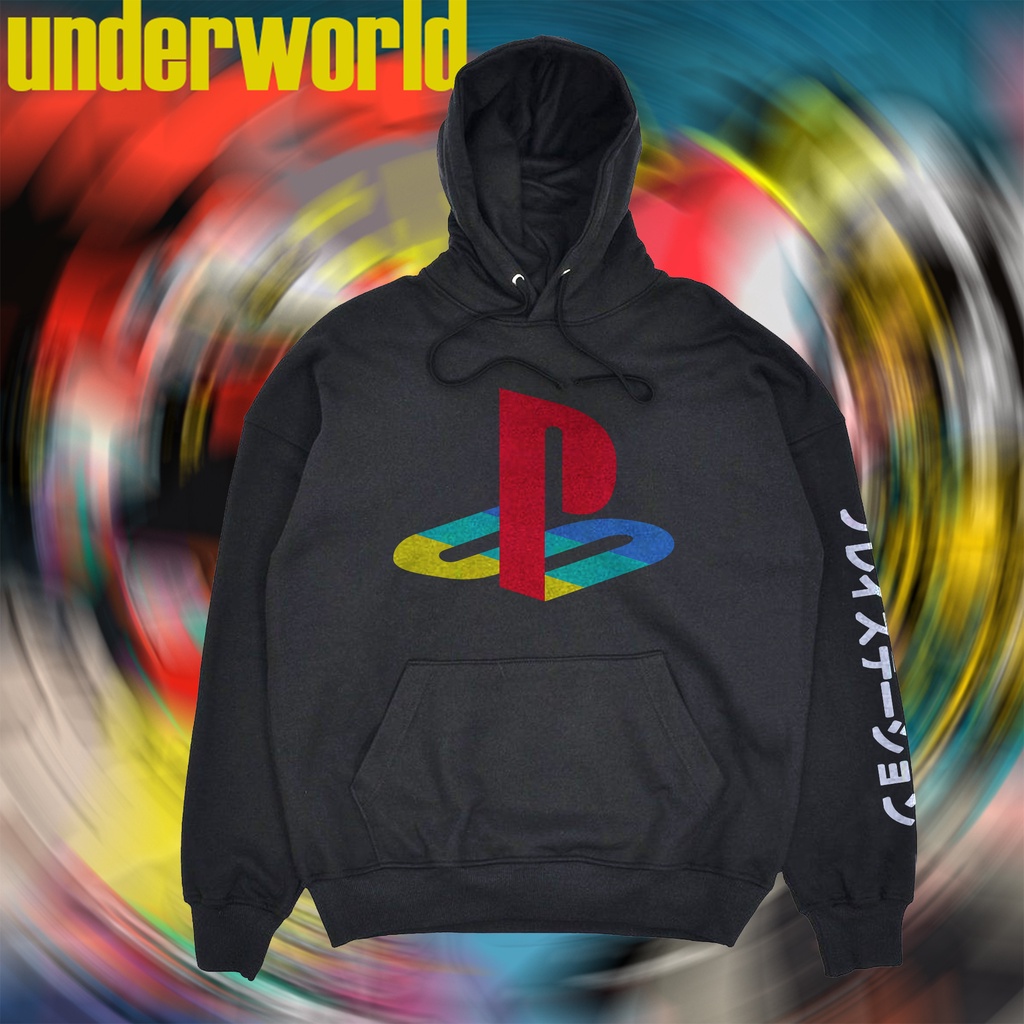Hoodie Vintage PLAYSTATION JAPAN Cotton Fleece by UNDERWORLD