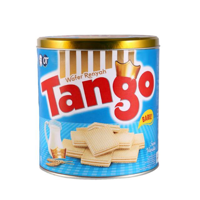 

Tango Wafer Kaleng 300gr rasa coklat dan vanilla