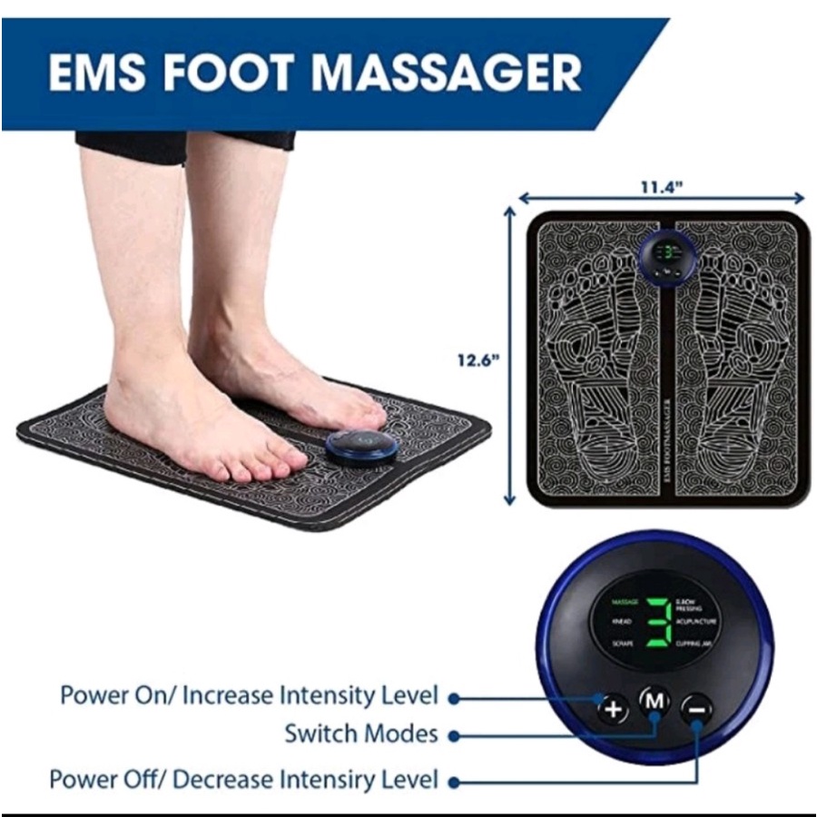 Barangunik2021 - Electric EMS Foot Massager/alat pijit kaki ems foot massager/ alat pijat kaki