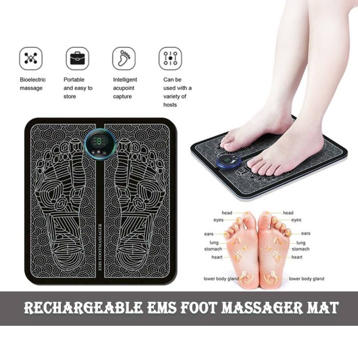 Barangunik2021 - Electric EMS Foot Massager/alat pijit kaki ems foot massager/ alat pijat kaki