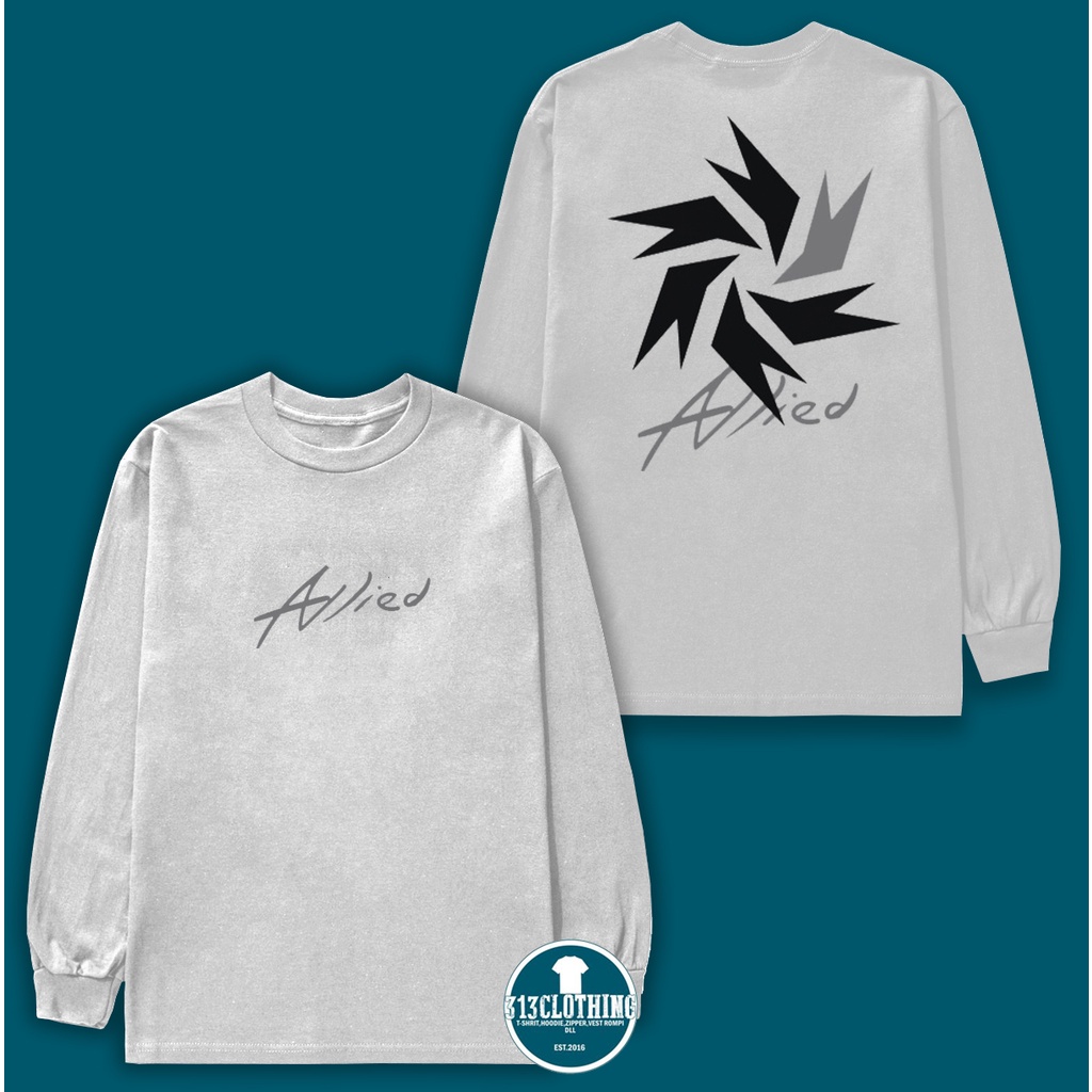T-shirt Kaos Allied Park Hyung Seok Lookism Manhwa Lengan Panjang Baju Allied Crew Lookism