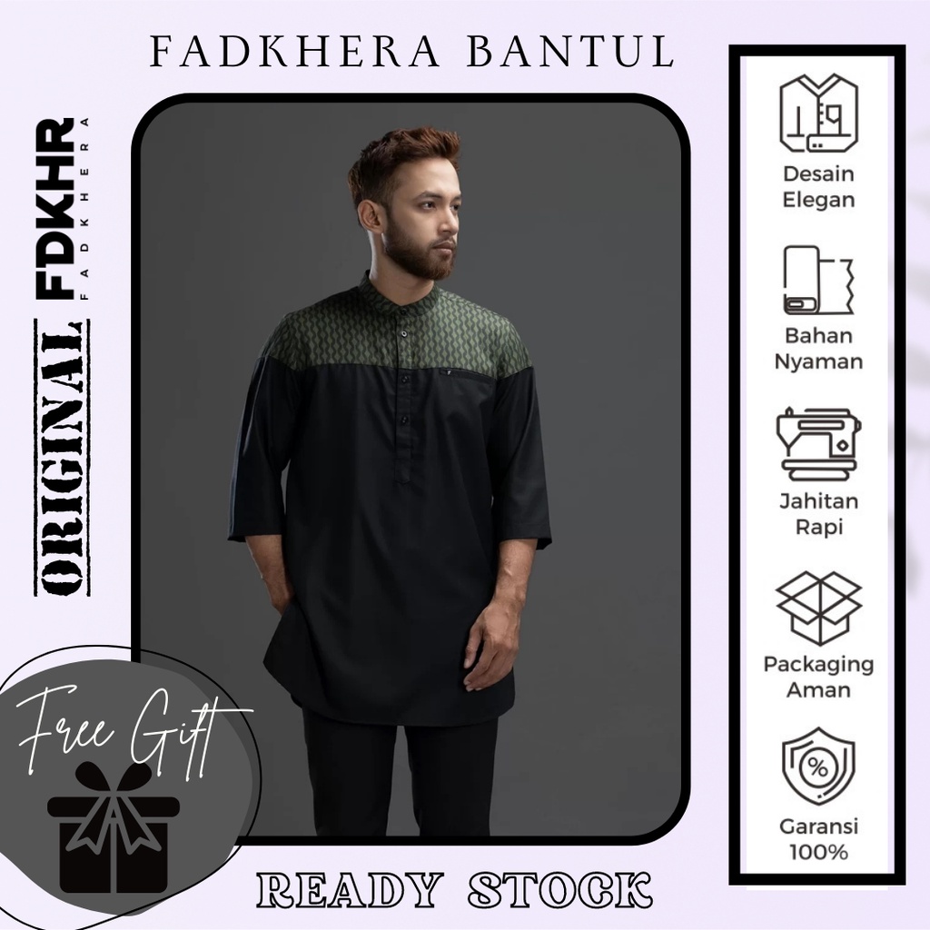 KOKO KURTA DEWASA MODERN FADKHERA OFFICIAL RASHEED HITAM