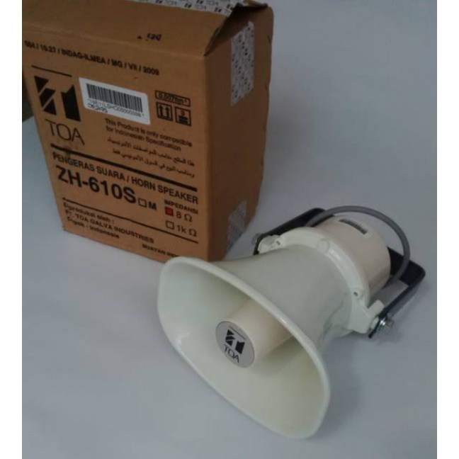 toa/ speaker type ZH-610S 10watt bisa digunakan untuk modul rakitan power rendah