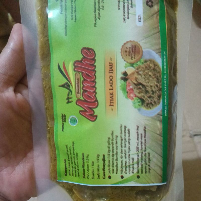 

Bumbu Instan Itiak Lado Hijau by Boemboe Mandhe