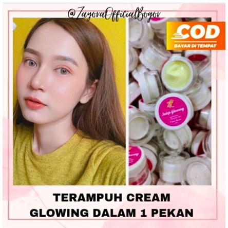 Cream Pemutih Wajah Glowing Cepat - Cream Penghilang Bekas Jerawat dan Flek Hitam