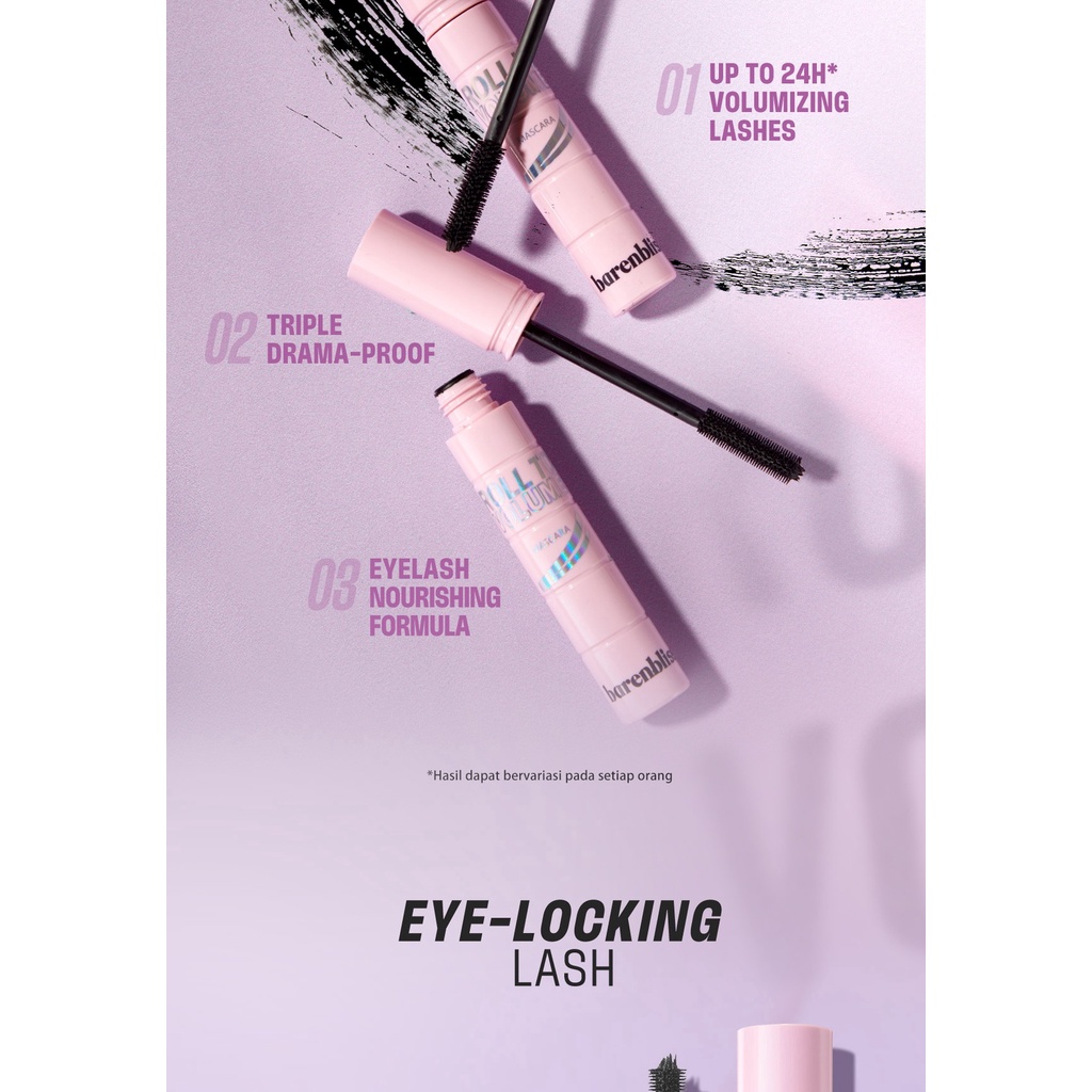 [BPOM][100% ORI&amp;READY]BNB barenbliss Korean Roll To Volume Mascara 「Long Lasting Waterproof Smudgeproof」