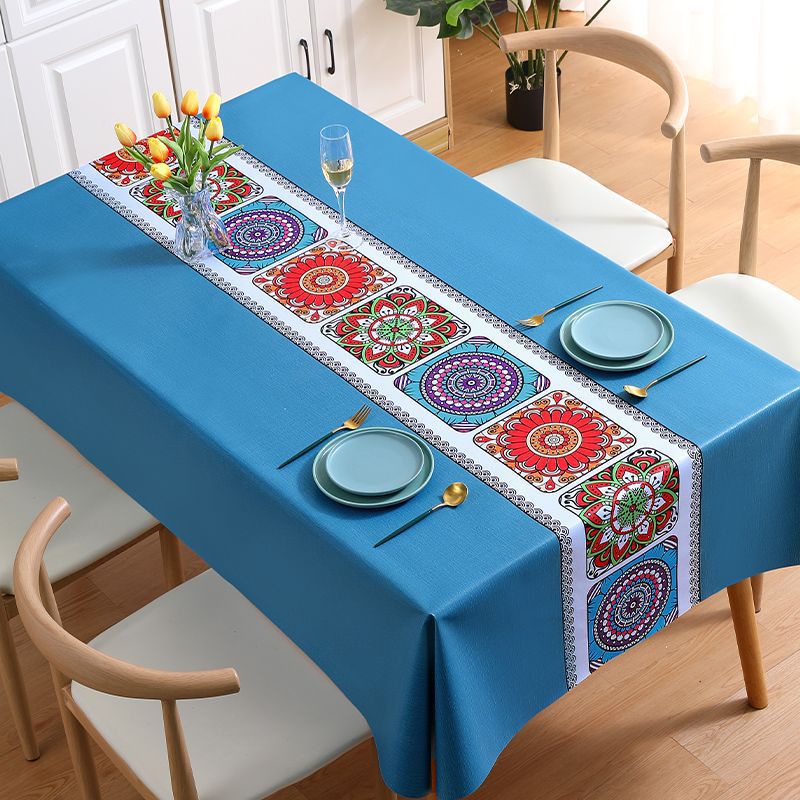 TAPLAK MEJA MAKAN PREMIUM BOHEMIAN ALAS MEJA MAKAN UKURAN 140 X 180 CM PVC TABLE CLOTH PREMIUM QUALITY