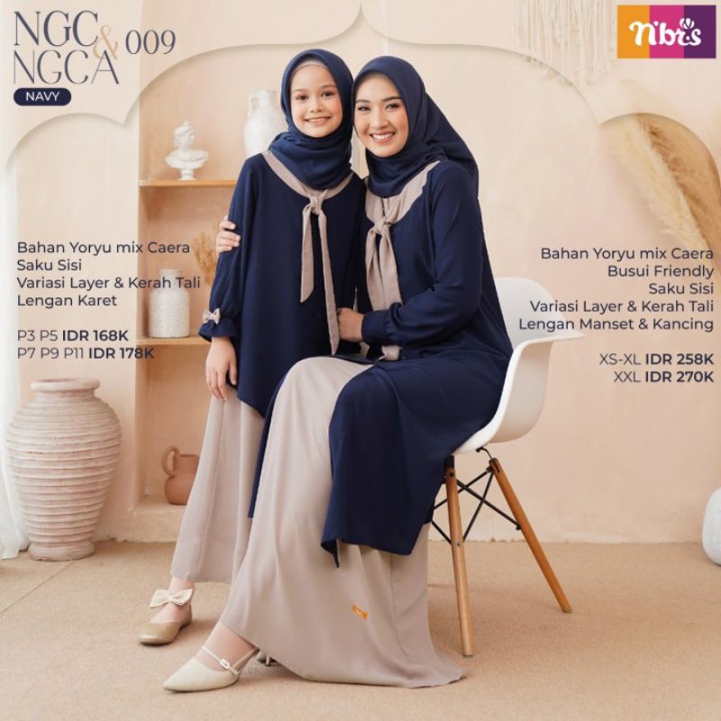 GAMIS DEWASA NIBRAS COUPLE ANAK NGC 009