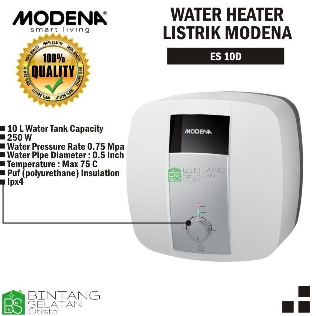 ~@~@~@~@] WATER HEATER LISTRIK MODENA 10LITER ES 10 D ORI