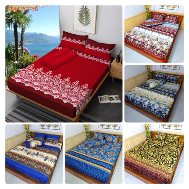 SPREI MOTIF BATIK MODEREN UKURAN 180x200