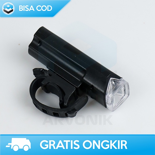 LAMPU SEPEDA LED TAFFLED XPG 350 LUMENS LAMPU ISI ULANG SUPER TERANG