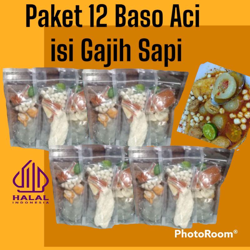 

(NEW TERLARIS)12 PAKET BASO ACI ISI GAJIH SAPI