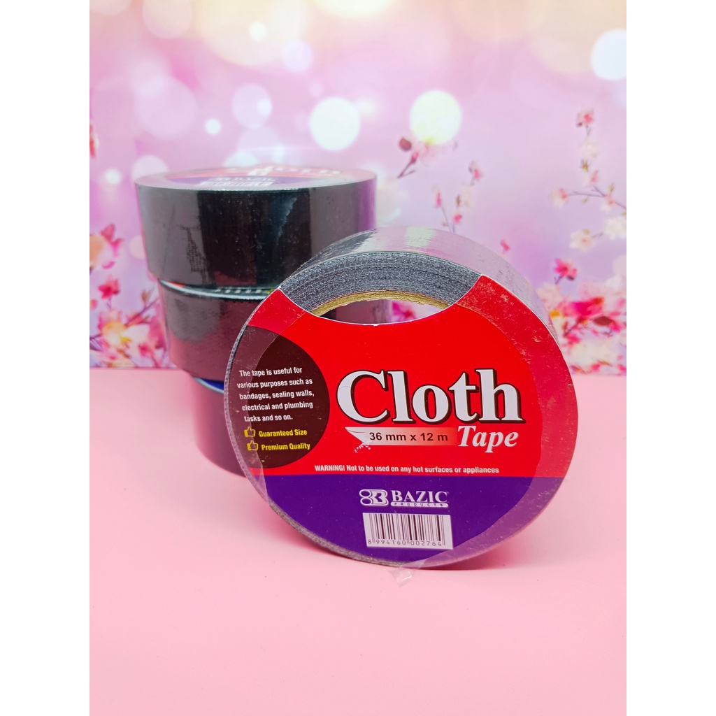 

Lakban Hitam 1,5 Inci Merk Cloth/Daimaru/Gold Pack