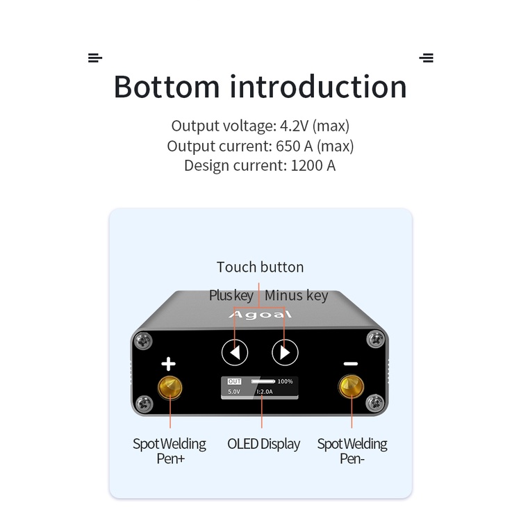 LED18650 Battery Spot Welder Portable Mini Spot Welding Machine Dengan Quick Release Pen Nikel Plate