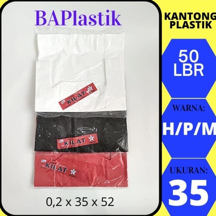 cusss order] Plastik Kresek Bintang Kilat 35 x 52 / Bintang Kilat / MURAH dan BAGUS