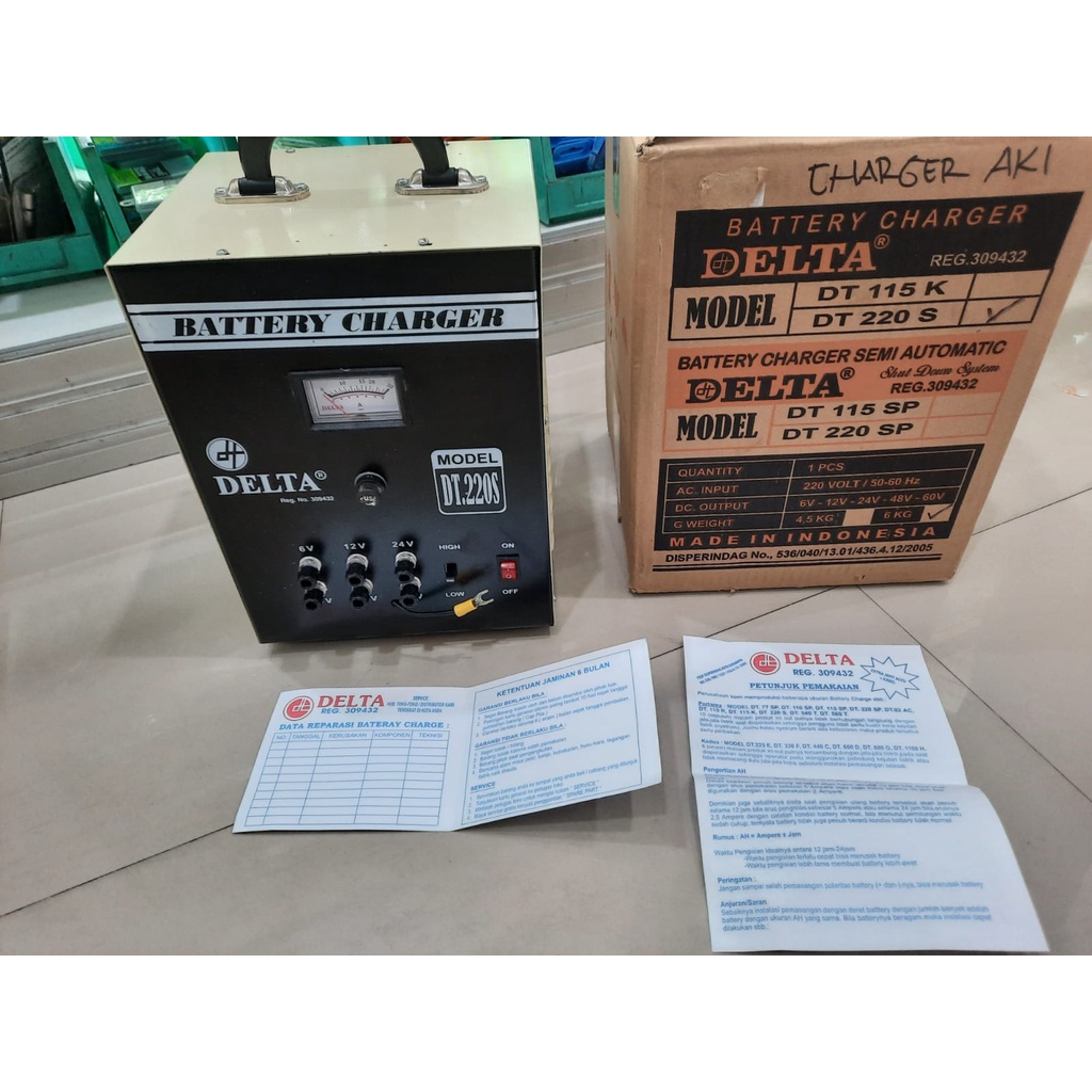 Battery Charger Cas Aki Delta DT220S / BC 20AH