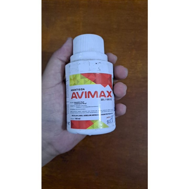 AVIMAX 100MILI Insektisida abamektin 20g/l dan imidakloprid 100g/l