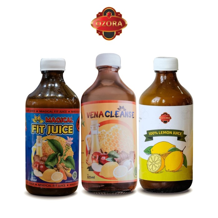 

BUNDLING PRODUK VENA CLEANSE + FIT JUICE + 100% LEMON JUICE