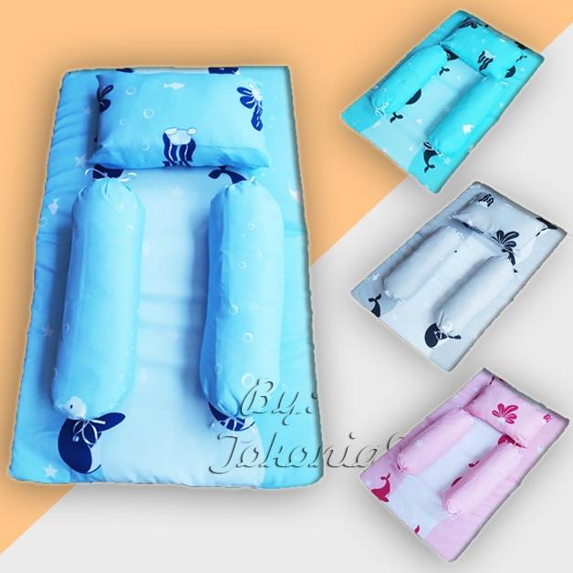 POMO SET KASUR BANTAL GULING BAYI - PERLENGKAPAN TIDUR BAYI - KASUR BAYI - KASUR JESSY .