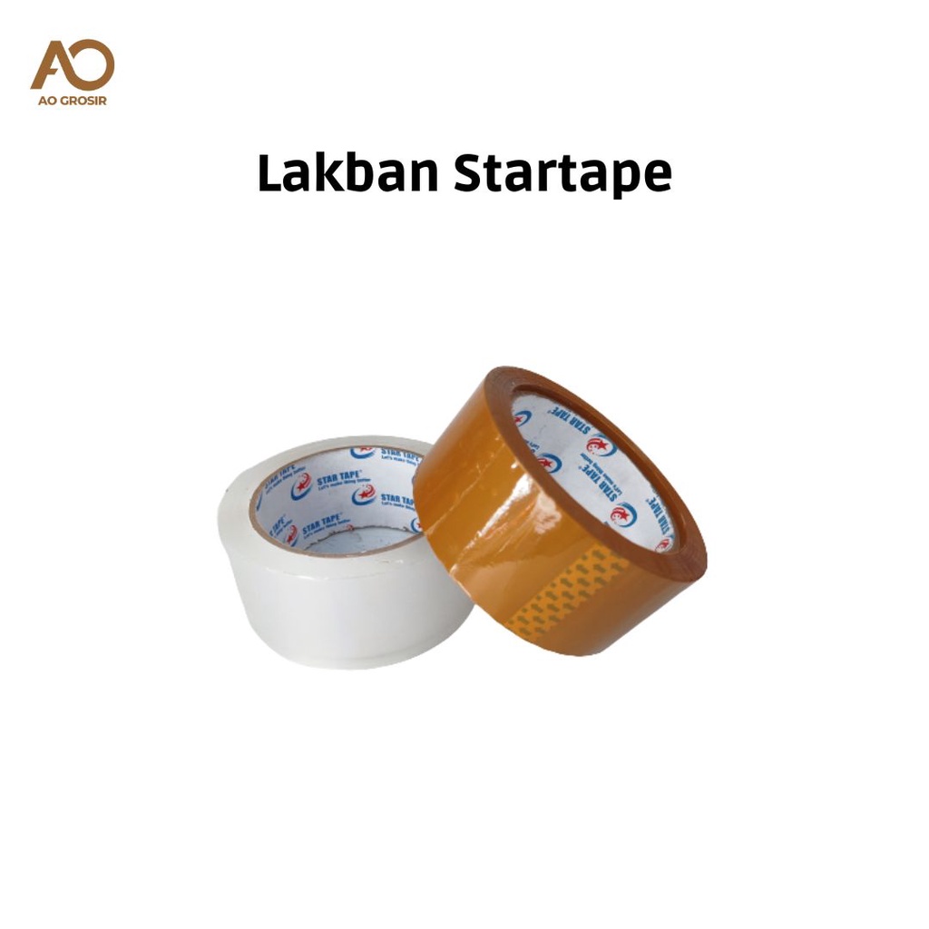 

Lakban Bening / Coklat Startape