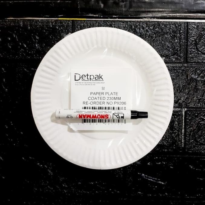 =====] Piring makan kertas detpak food grade | Piring kertas ukuran besar