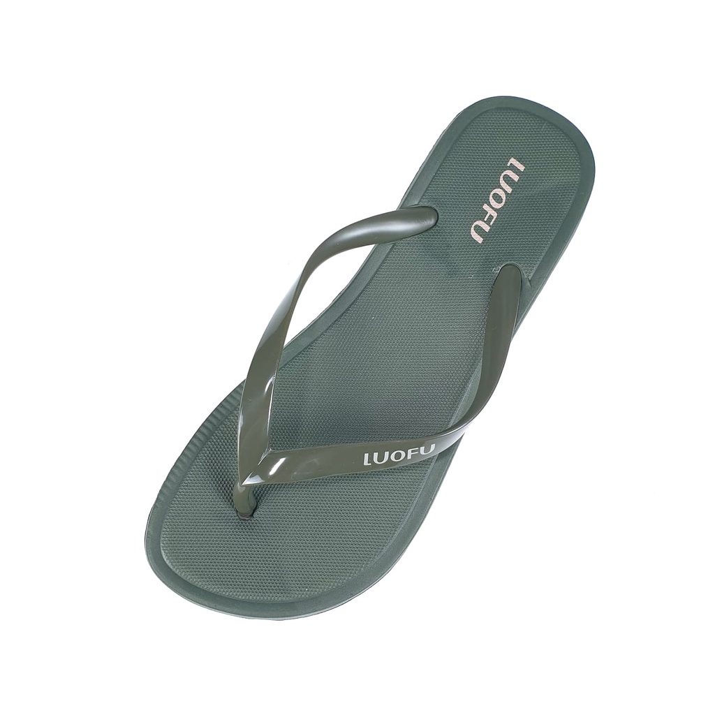 LUOFU ORIGINAL jelly sandal karet empuk murah wanita jepit sendal cewek import F2268SM-JW6