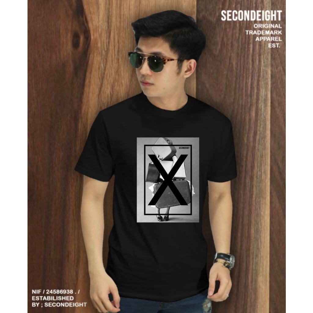 KAOS PRIA ORIGINAL SECOND EIGHT - BAJU DISTRO - KAOS DISTRO - BAJU PRIA -  KAOS SANTAI - BAJU LENGAN PENDEK - KAOS LENGAN PENDEK ARTIKEL 5