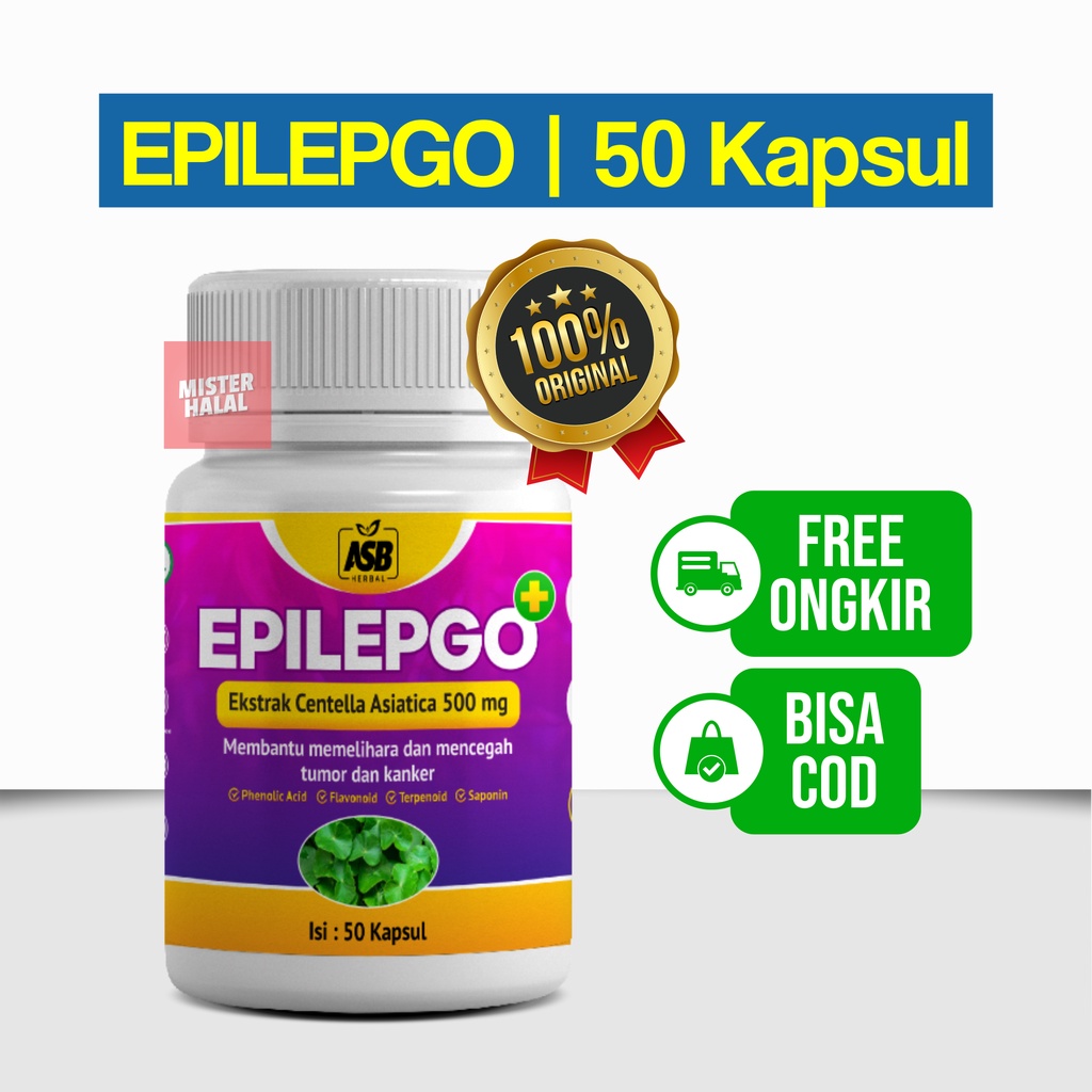 EPILEPGO Obat Epilepsi Ampuh, Atasi Kejang Kejang, Ayan, Obat Syaraf, Obat Step Kejang, Kesehatan Otak. Stroke