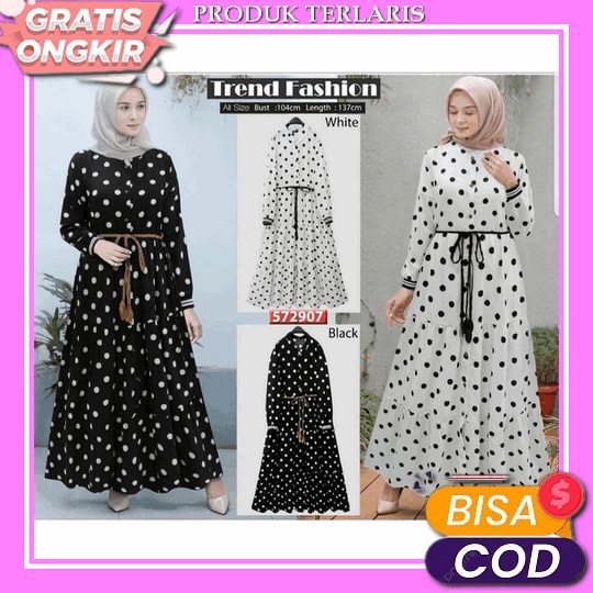 Gamis Terbaru 2023 Lebaran Wanita Import Remaja Dress Muslimah Mewah Cantik Dan Kekinian Dress Konda