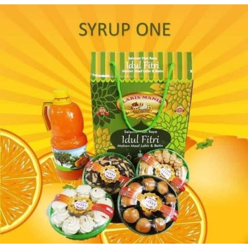 

PAKET SIRUP ONE LARIS MANIS ISI 4 TOPLES + 1 LITER SYRUP