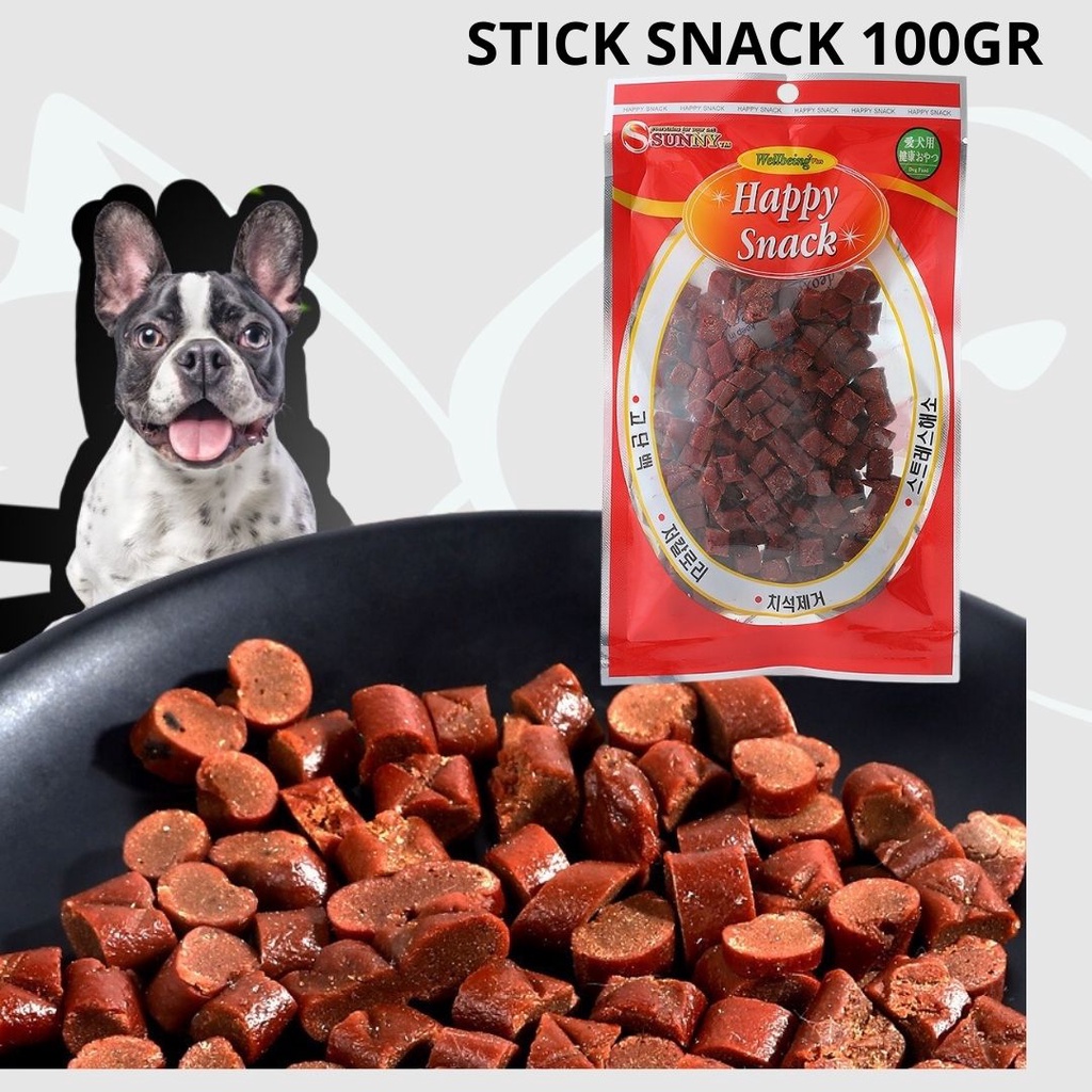 DONGWU MAKANAN SNACK TREAT DAGING HAPPY SNACK RINGAN HEWAN ANJING KUCING 100g BEEF CEMILAN ANJING