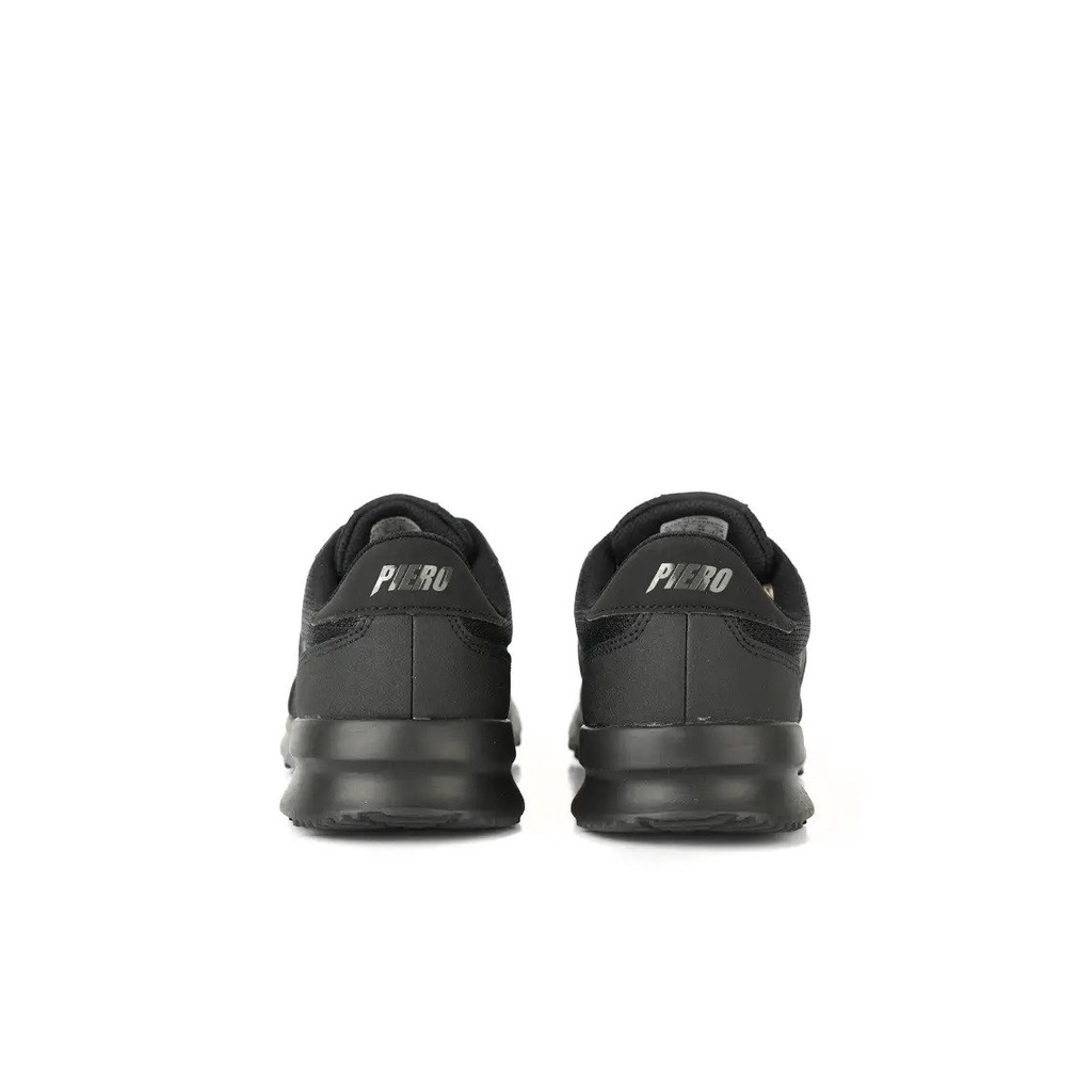 GRATIS ONGKIR !!! SEPATU SNEAKERS CASUAL PIERO CITY CORE BLACK RAVEN BLACK TERBARU DISKON OJANSPORT