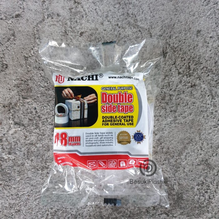 

~@~@~@~@] Lakban Double Tape Nachi 48mm x 10 yard / Isolasi Lakban Double Tape /