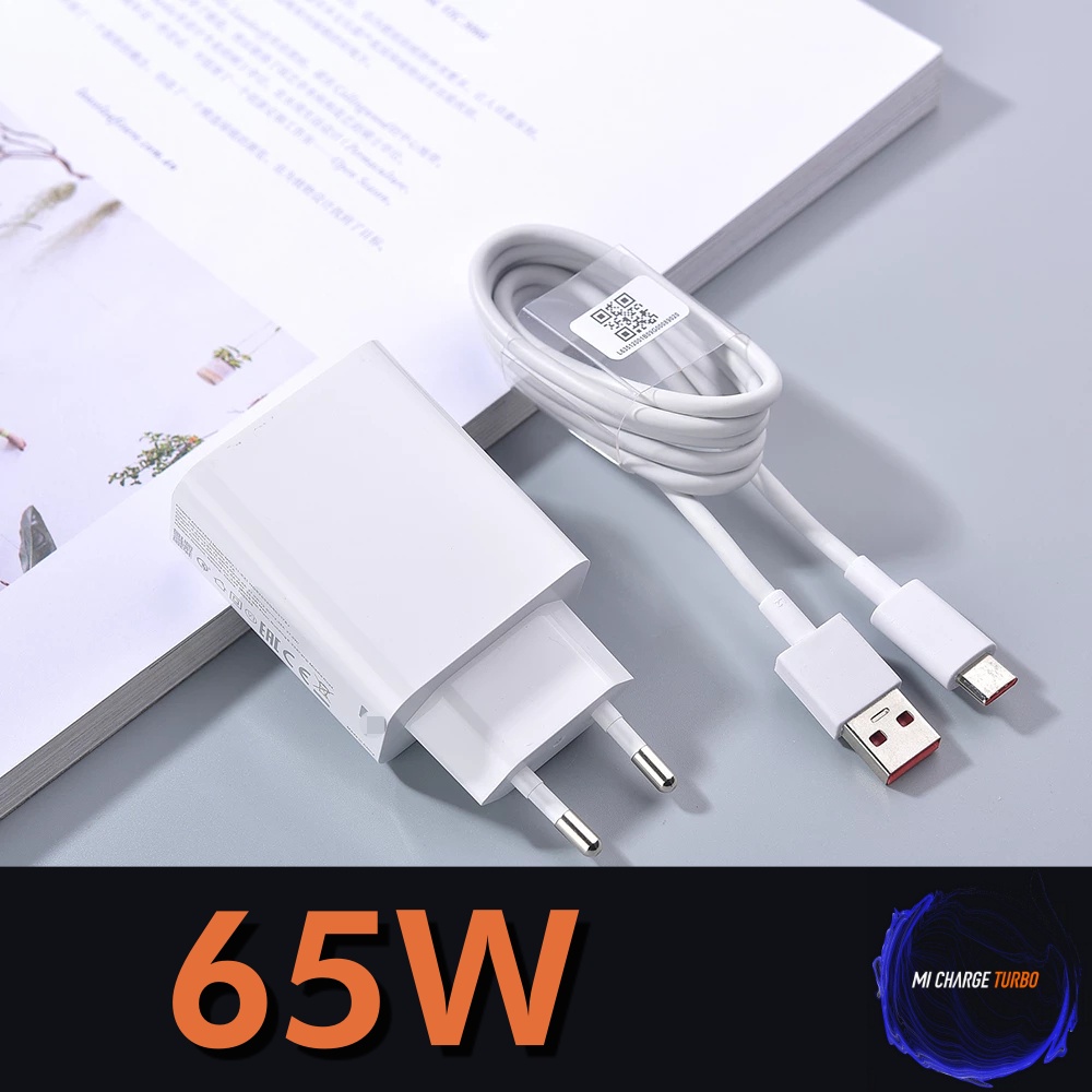 [ FREE POUCH ] Charger Xiaomi original fast charging Type C / Charger Xiaomi 33W, 65W, 67W, 120W Original