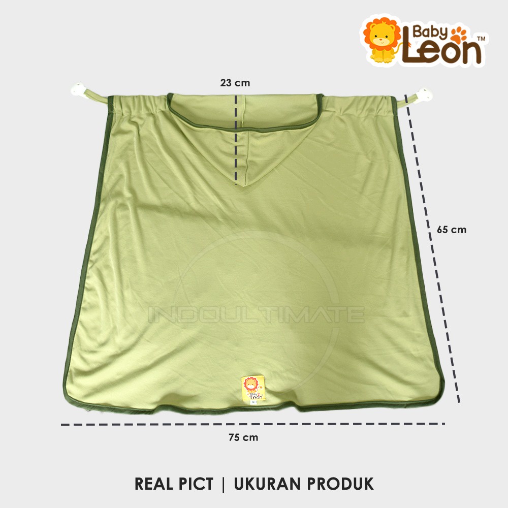 4in1 BABY LEON Selimut Hoodie Klip Baby Selimut On The Go Baby Blanket Hoodie BS-336 Selimut Stroller Penutup Stroller Blanket On The Go Cover Asi Ibu Menyusui Selimut Karakter Selimut Double Fleece Handuk Bayi Bedong Bayi