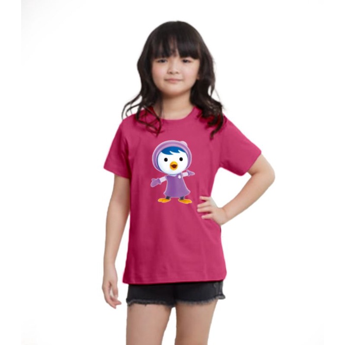 KAOS ANAK PEREMPUAN TEMAN PORORO 1-10 TAHUN